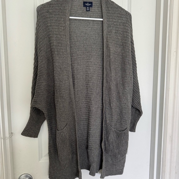 American Eagle Outfitters Gray Women's Cardigan - Picture 2 of 5